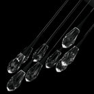 Hibiscus LED Multi Light Pendant Light Round Chandelier - Blushlighting