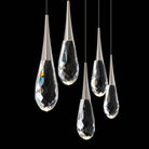 Hibiscus Linear LED Multi Pendant Light - 23 - LightAged BrassBlushlighting