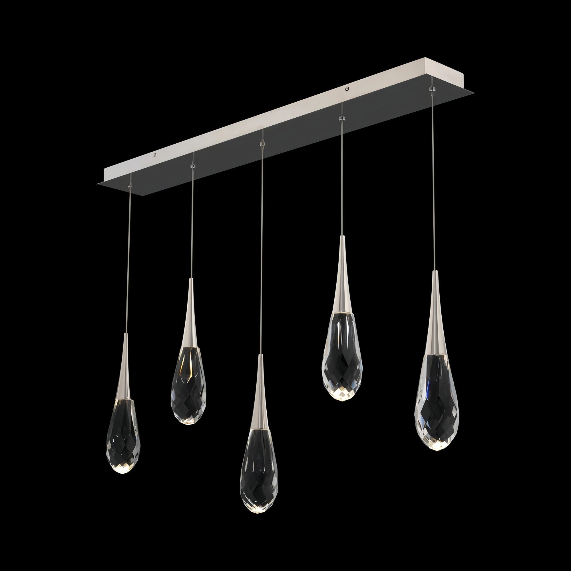 Hibiscus Linear LED Multi Pendant Light - Blushlighting