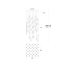 Hibiscus Square LED Multi Pendant Light - Blushlighting