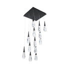 Hibiscus Square LED Multi Pendant Light - Blushlighting