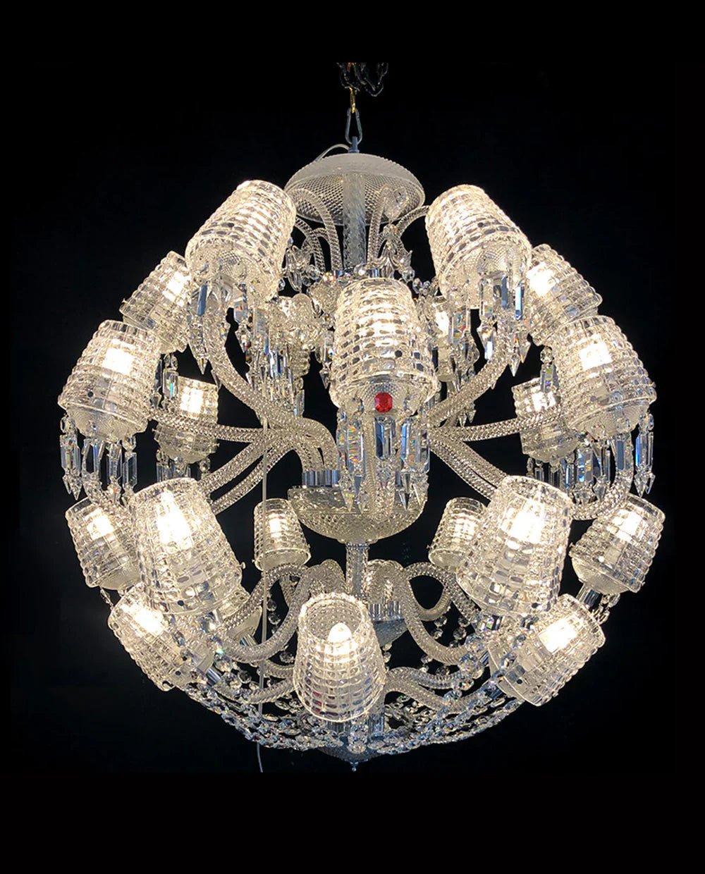 High - end 24 Lights Le Roi Soleil Chandelier Crystal Lighting - Blushlighting