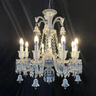 High Quality Lustre Clear Zanith Chandelier 8 Lights - Blushlighting