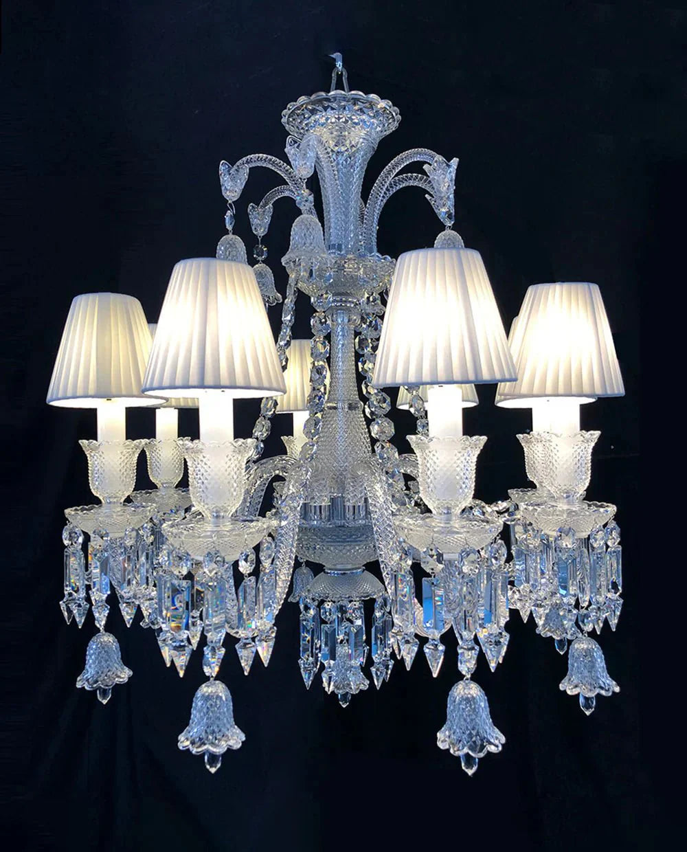 High Quality Lustre Zanith 8 Lights Chandelier - Blushlighting