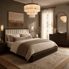 Hollis Modern Alabaster Dining Room Light - D600×H380Blushlighting