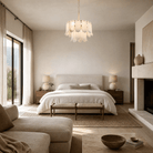 Hollis Modern Alabaster Round Pendant Light - D600×H370Blushlighting