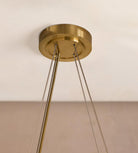 Holly Glass Chandelier 32"W - Blushlighting