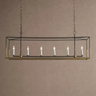 Holt 5/6 Lights Linear Chandelier - 55" 6-LightBlushlighting