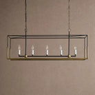 Holt 5/6 Lights Linear Chandelier - 43" 5-LightBlushlighting