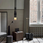 Horsehair Pendant Light - BLACKENED BRASSPALOMINOBlushlighting