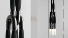 Horsehair Pendant Light - BLACKENED BRASSPALOMINOBlushlighting