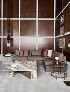 Horsehair Pendant Light - BLACKENED BRASSPALOMINOBlushlighting