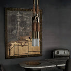 Horsehair Pendant Light - OIL-RUBBED BRONZEPALOMINOBlushlighting
