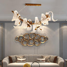 Icarus Wings Horizontal Branch Chandelier - L 39.4″ x W 15.7″ x H 15.7″ / L 100cm x W 40cm x H 40cmBlushlighting