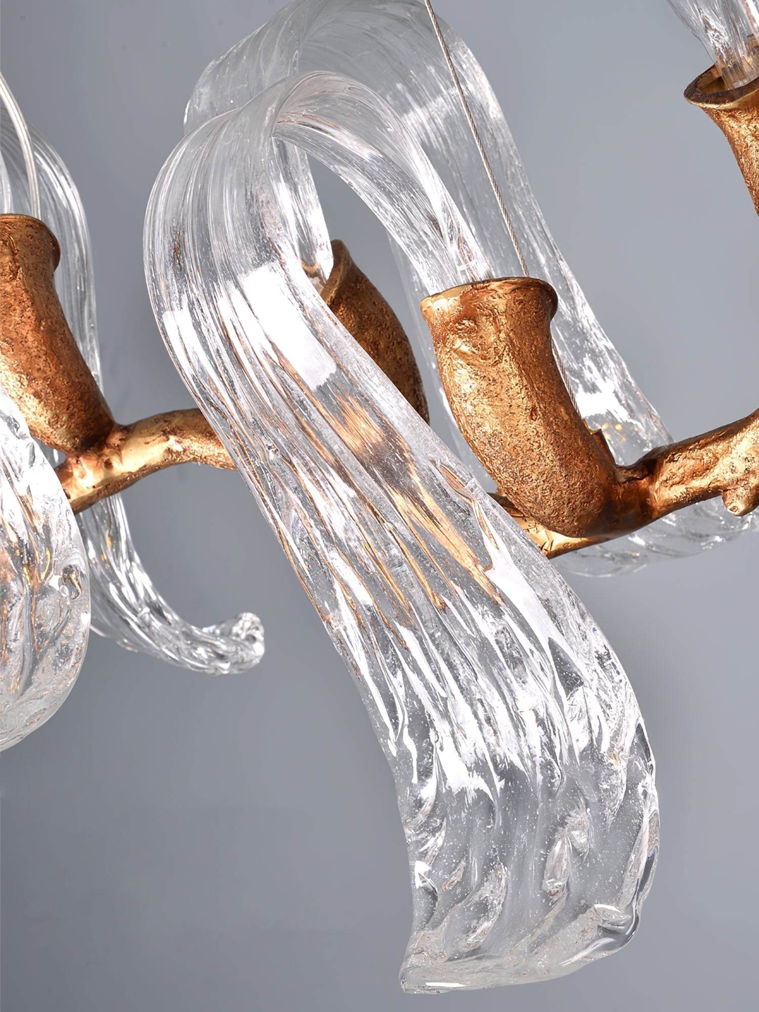 Icarus Wings Horizontal Branch Chandelier - L 39.4″ x W 15.7″ x H 15.7″ / L 100cm x W 40cm x H 40cmBlushlighting