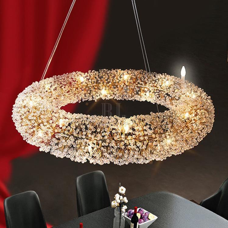 Iissabelle Flower Crystal Chandelier - Diameter 70 cm ( 28 in )Blushlighting