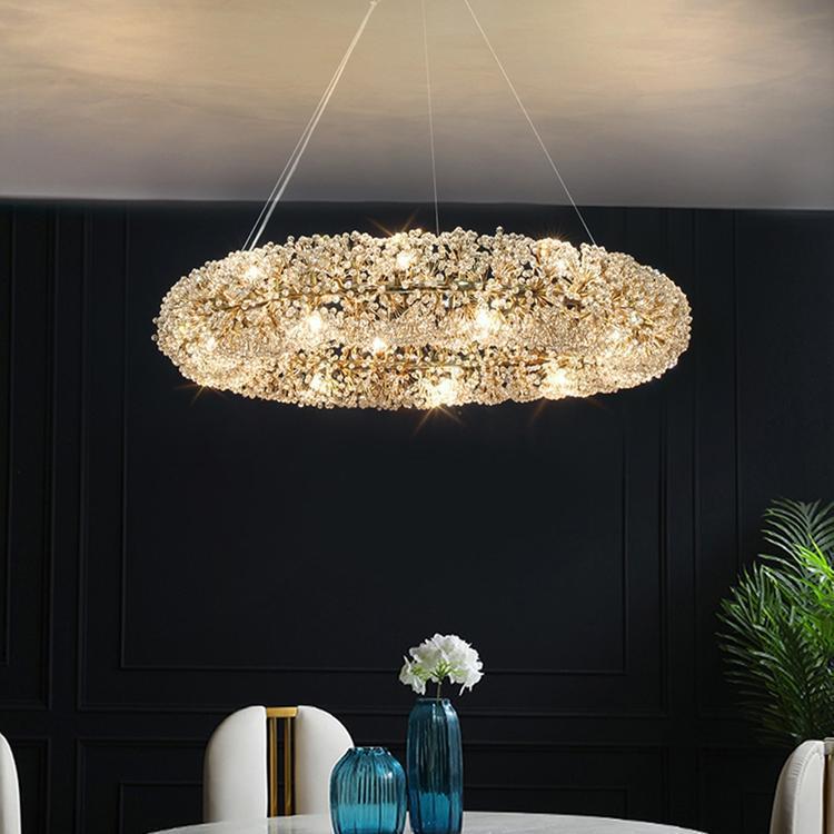Iissabelle Flower Crystal Chandelier - Diameter 70 cm ( 28 in )Blushlighting