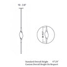 Il Pezzo 12 Pendant - Blushlighting