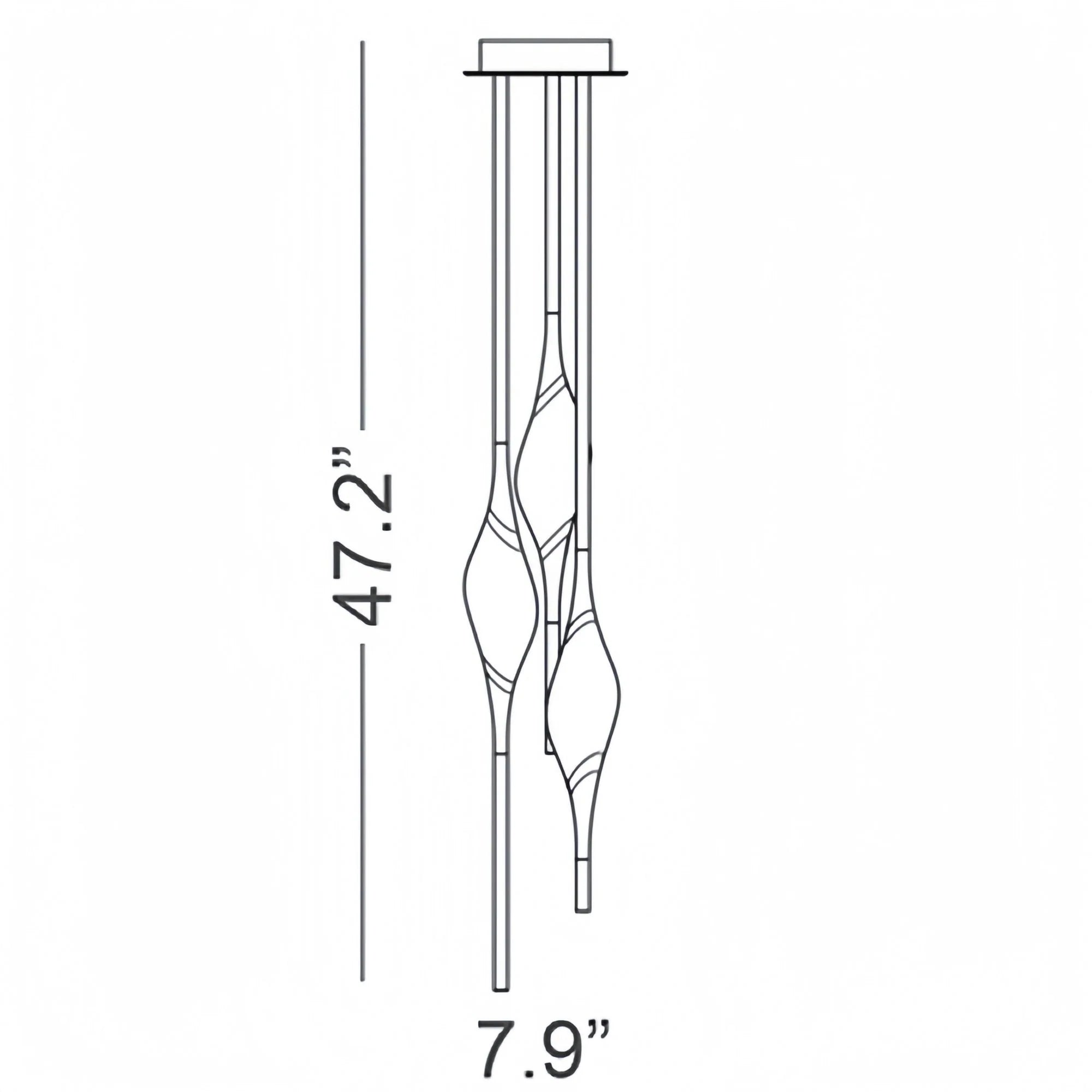 Il Pezzo 12 Round Chandelier 3 - Light - Blushlighting