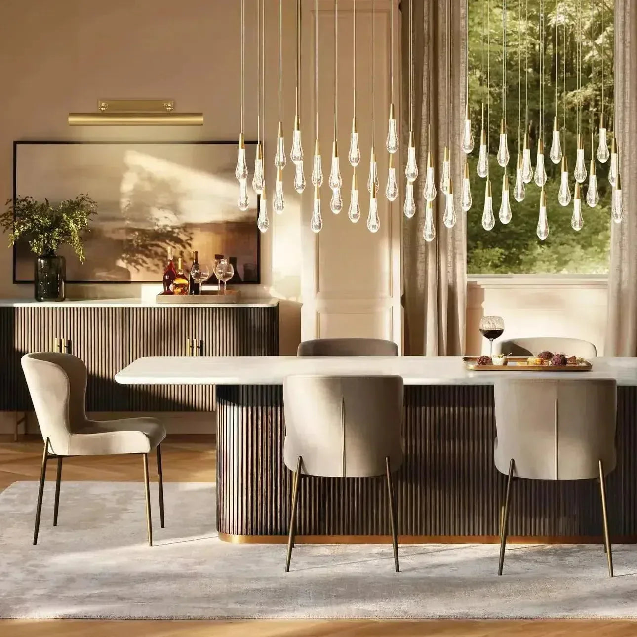 SBUtaire Linear Chandelier 37"50"70"87"120"