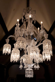 Luxury Royal Large Multi-layers Candle Crystal Chandelier  For Living Room/Hall Decoration