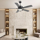 Indoor/Outdoor Ceiling Fans Farmhouse Modern Style 52" - Blushlighting