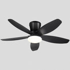 Indoor/Outdoor Recessed Black Ceiling Fan Light - Black36"Blushlighting