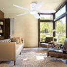 Indoor/Outdoor Recessed Black Ceiling Fan Light-ceiling light-Blushlighting