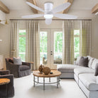 Indoor/Outdoor Recessed Black Ceiling Fan Light-ceiling light-Blushlighting