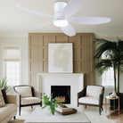 Indoor/Outdoor Recessed Black Ceiling Fan Light-ceiling light-Blushlighting