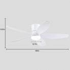 Indoor/Outdoor Recessed Black Ceiling Fan Light-ceiling light-Blushlighting