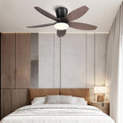 Indoor/Outdoor Recessed Black Ceiling Fan Light-ceiling light-Blushlighting