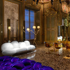 Ines brass three-light floor lamp product view 10