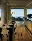Ines brass three-light floor lamp product view 26