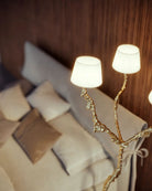 Ines brass three-light floor lamp product view 28