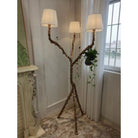 Ines brass three-light floor lamp product view 30