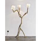 Ines brass three-light floor lamp product view 32