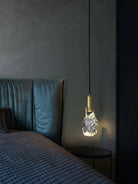 Irregular crystal pendant 6 styles - Round - 1 lightBlushlighting