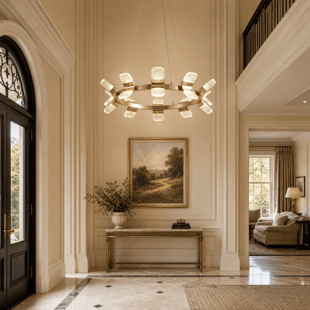Isadora Modern Ring Chandelier 39" - 39.4"Blushlighting