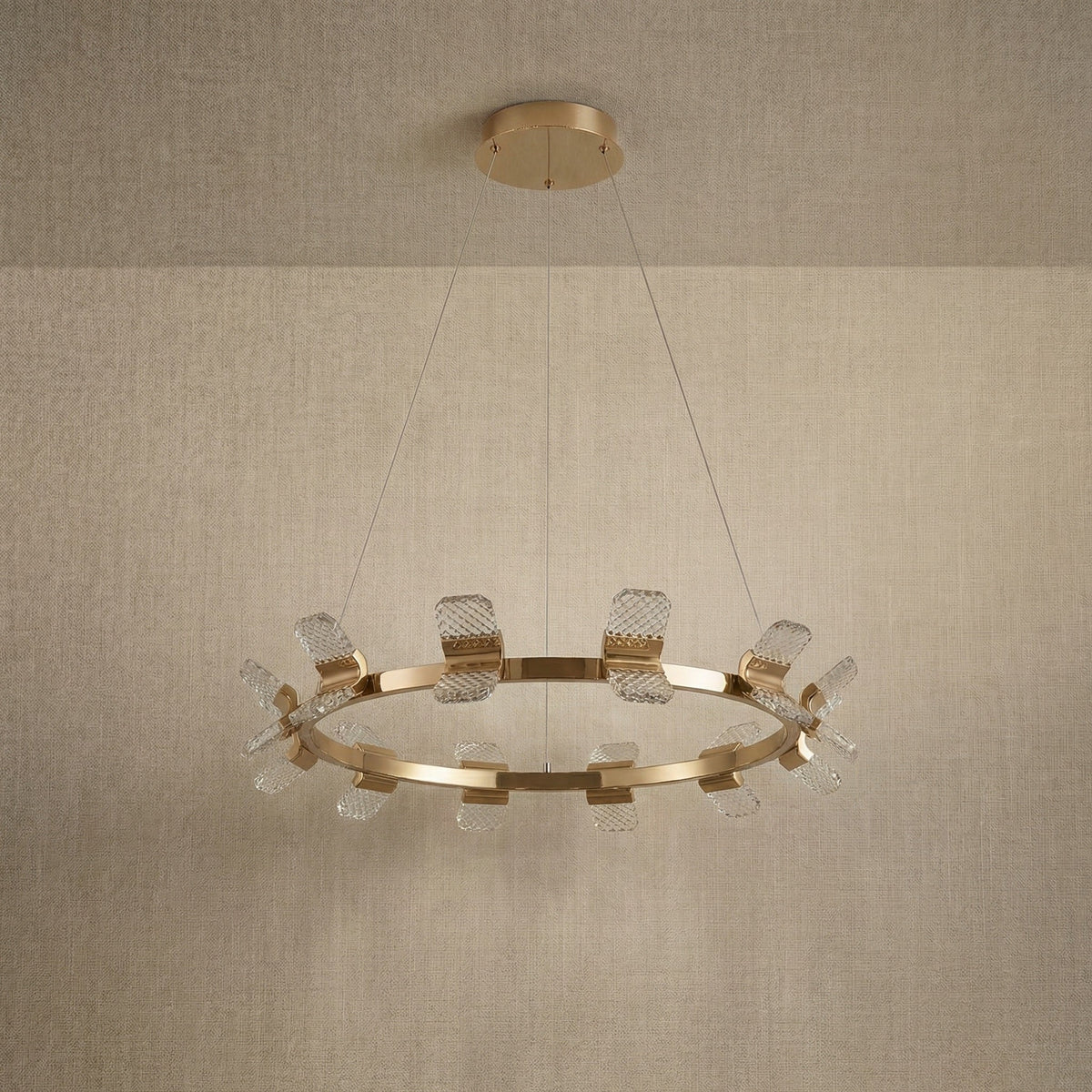 Isadora Modern Ring Chandelier 39" - 39.4"Blushlighting