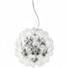 Italian Designer Creative Glass Ball Chandelier Scandinavian Dandelion Hallway/Entryway/Staircase Light Fixture - D31.5"*H31.5"Warm LightBlushlighting