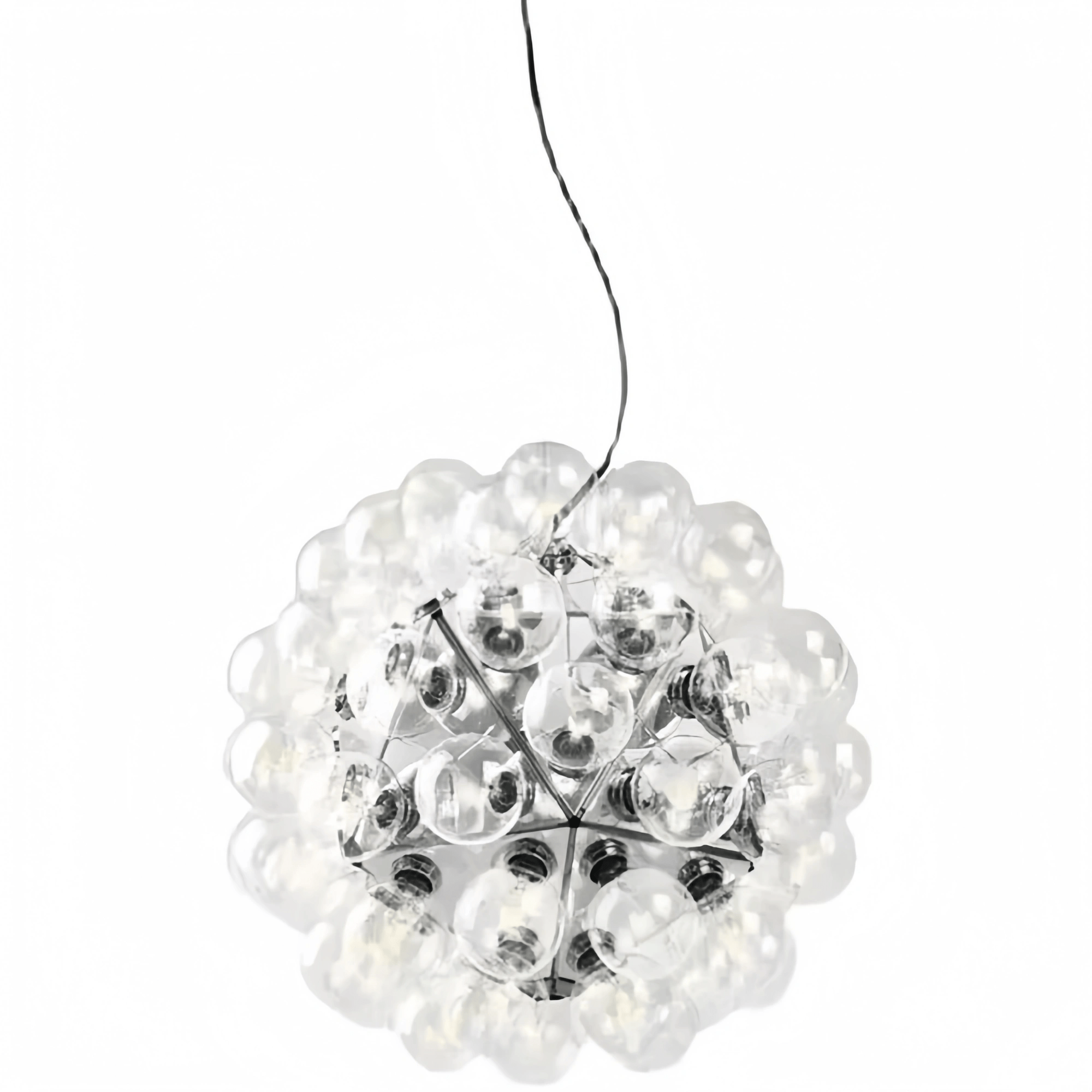 Italian Designer Creative Glass Ball Chandelier Scandinavian Dandelion Hallway/Entryway/Staircase Light Fixture - Blushlighting