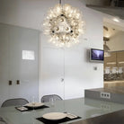 Italian Designer Creative Glass Ball Chandelier Scandinavian Dandelion Hallway/Entryway/Staircase Light Fixture - Blushlighting