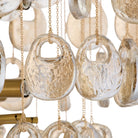 Jacqueline Chandelier - ∅ 32" x H 27"Gold & AmberBlushlighting