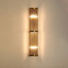 Jadssox Crystal Column Wall Light - Dia 6.3″(16cm) x H 25.6″(65cm)Clear+BronzeBlushlighting