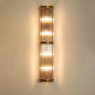 Jadssox Crystal Column Wall Light - Dia 6.3″(16cm) x H 31.5″(80cm)Clear+BronzeBlushlighting