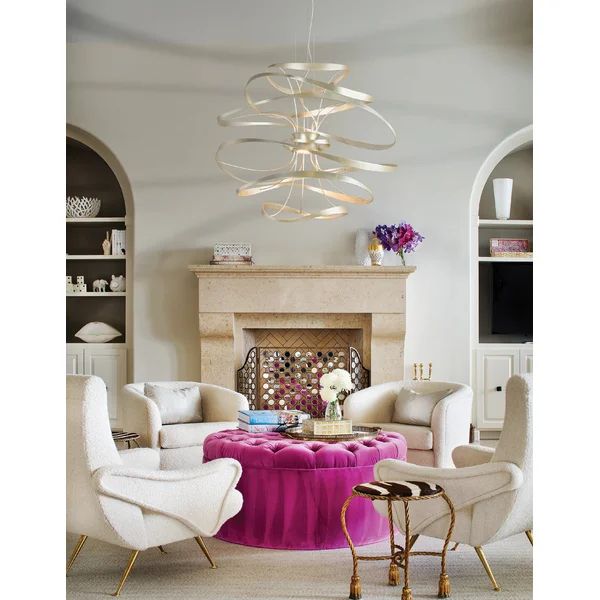 JC Smithereens Pendant Chandelier - Silver16.5" H x 18" W x 18" DBlushlighting