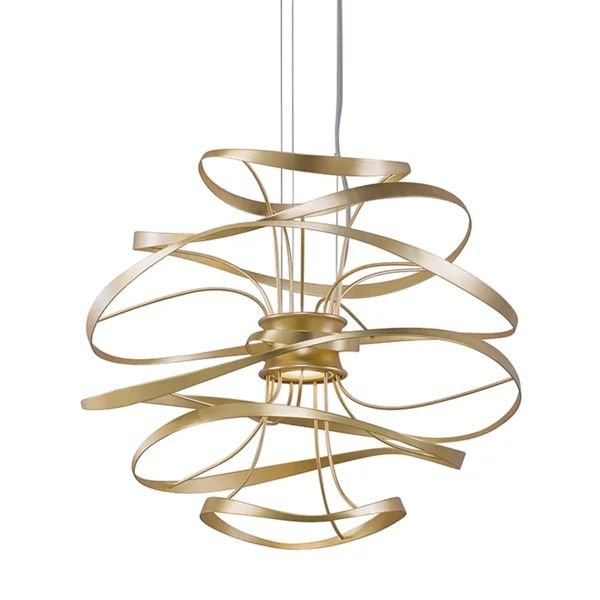 JC Smithereens Pendant Chandelier - Gold16.5" H x 18" W x 18" DBlushlighting