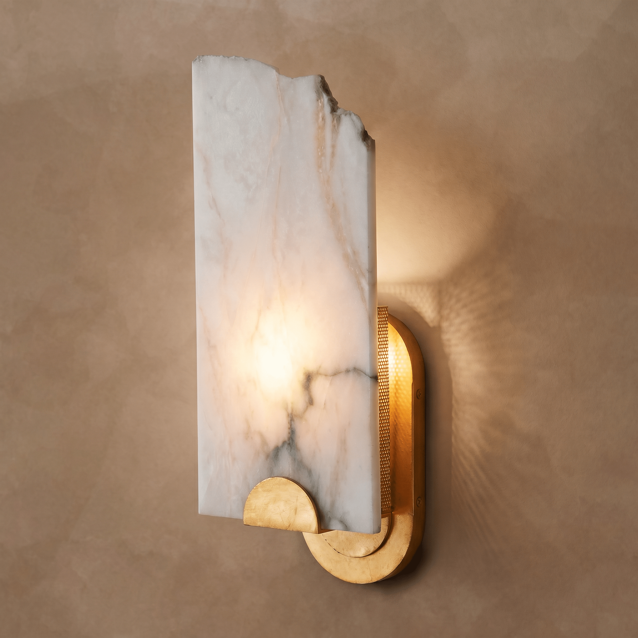 Jonah Alabaster Sconce - Blushlighting