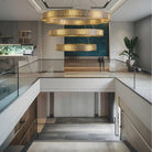 Junet 3 - Tier Round Chandelier - BrassBlushlighting